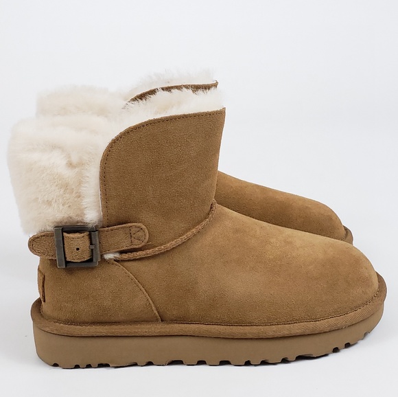 ugg karel boots chestnut suede